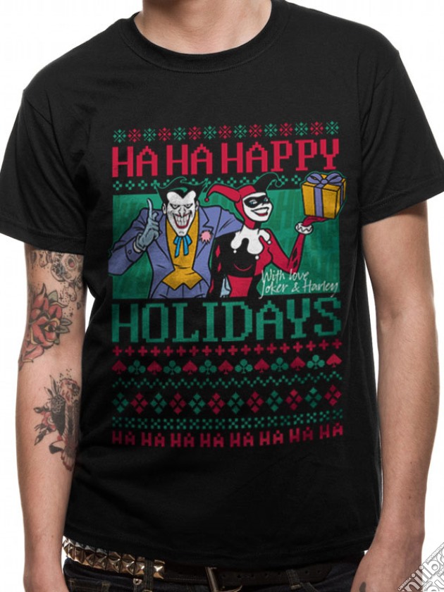 Batman - Ha Ha Happy Holidays (T-Shirt Unisex Tg. L) gioco