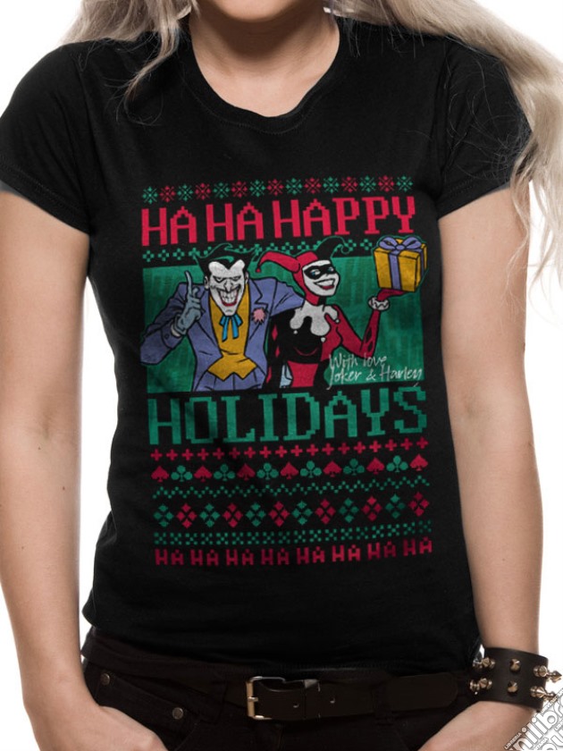 Batman - Ha Ha Happy Holidays (T-Shirt Donna Tg. S) gioco