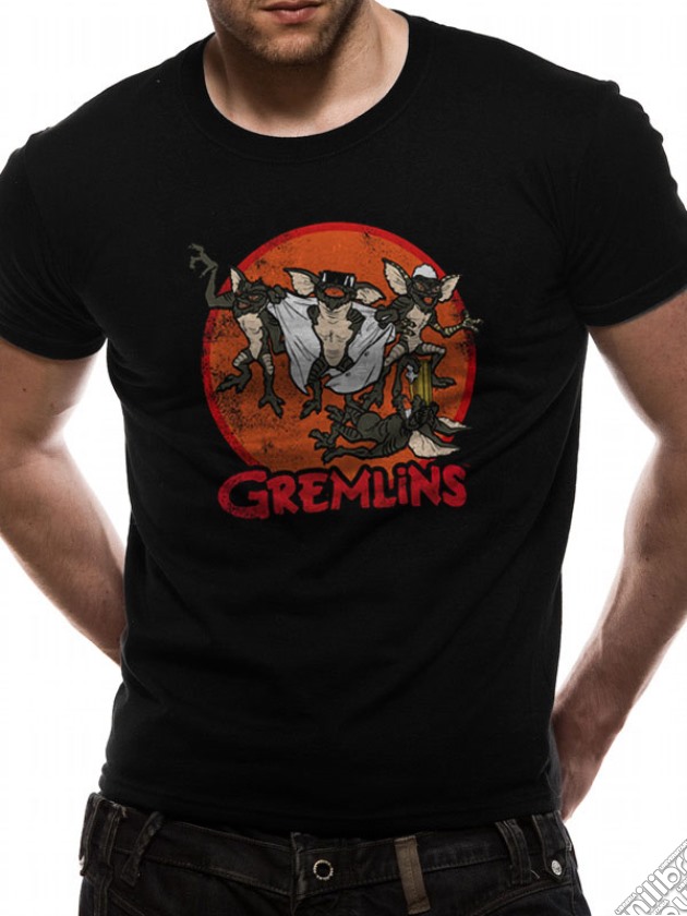 Gremlins - Retro Group Black (T-Shirt Unisex Tg. 2Xl) gioco
