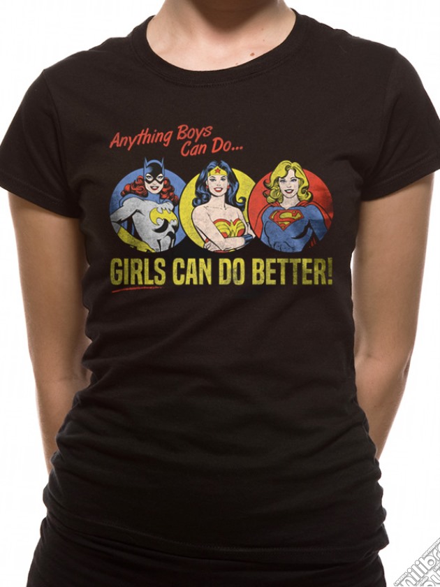Justice League - Girls Do It Better (T-Shirt Donna Tg. S) gioco di CID