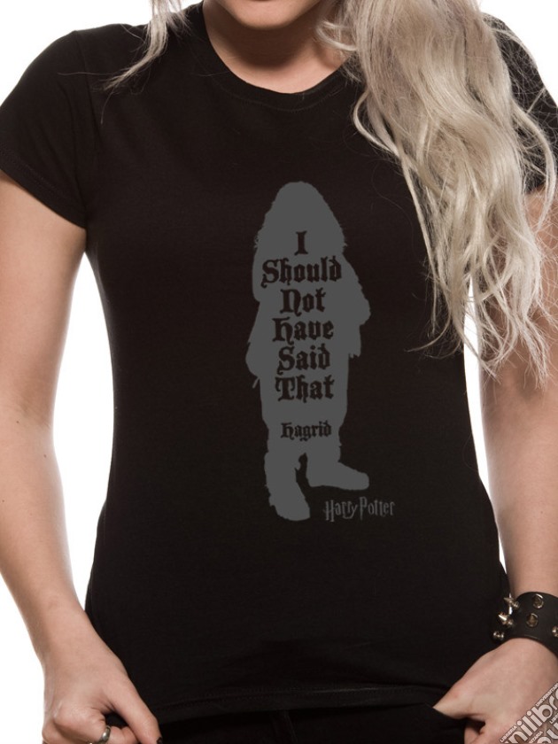 Harry Potter - Hagrid Should Not Fitted (T-Shirt Donna Tg. S) gioco di CID