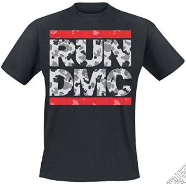 Run Dmc - Camo Logo Black (T-Shirt Unisex Tg. M) gioco