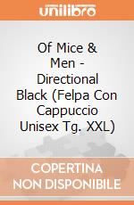 Of Mice & Men - Directional Black (Felpa Con Cappuccio Unisex Tg. XXL) gioco