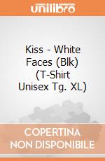 Kiss - White Faces (Blk) (T-Shirt Unisex Tg. XL) gioco