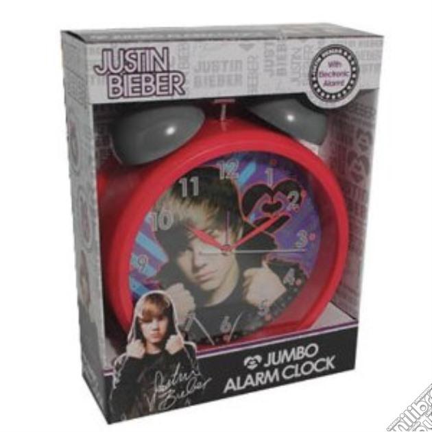 Justin Bieber - Sveglia Jumbo Rossa gioco di Ambrosiana Trading Company