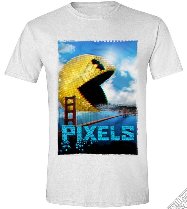 Pixels - Pac-Man White (Unisex Tg. XL) gioco di TimeCity