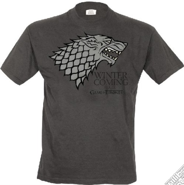 Game Of Thrones - Logo Stark (T-Shirt Uomo S) gioco di TimeCity