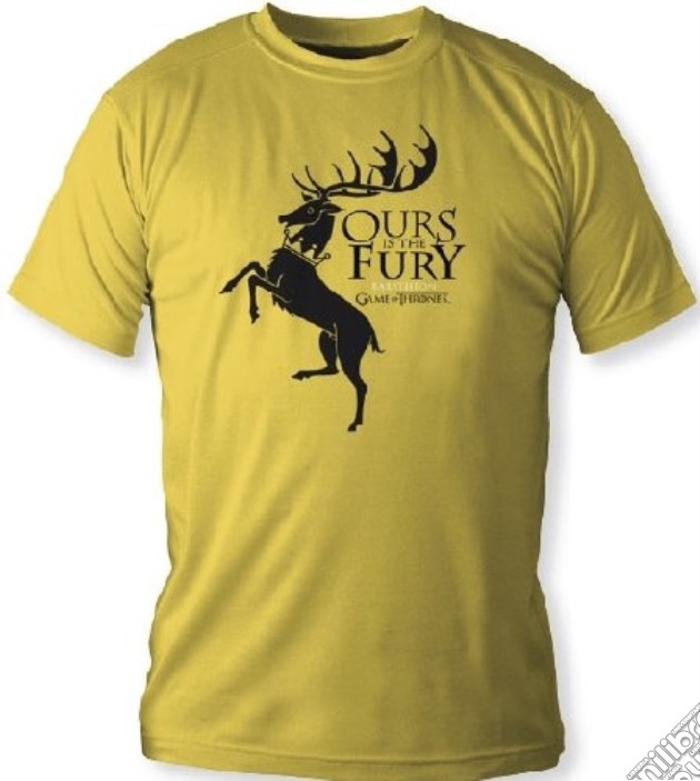 Game Of Thrones - Ours Is The Fury (Baratheon) (T-Shirt Uomo S) gioco di TimeCity