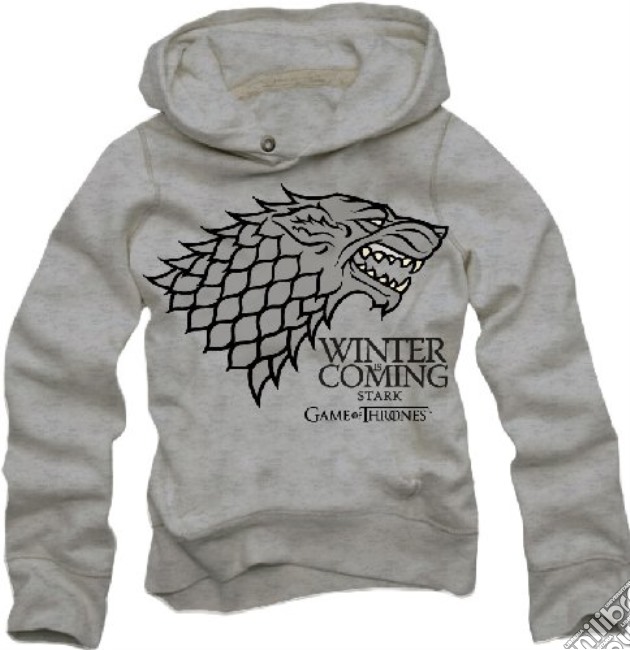 Game Of Thrones - Logo Stark (Felpa Con Cappuccio Uomo XL) gioco di TimeCity