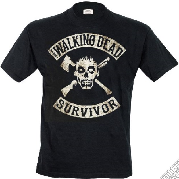 Walking Dead - The Survivor (T-Shirt Uomo S) gioco di TimeCity