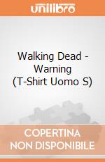 Walking Dead - Warning (T-Shirt Uomo S) gioco di TimeCity