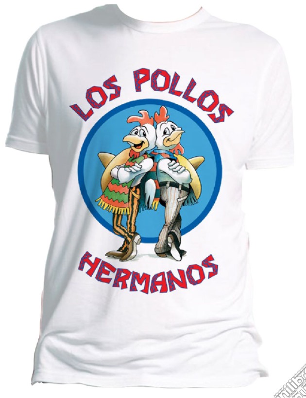 Breaking Bad - Los Pollos Hermanos (White) (T-Shirt Uomo XXL) gioco di TimeCity