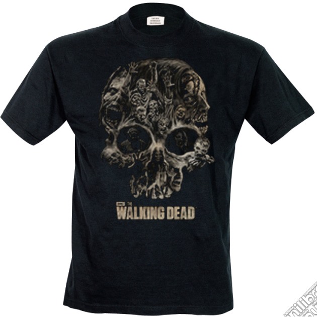 Walking Dead - Walkers Skull (T-Shirt Uomo S) gioco di TimeCity