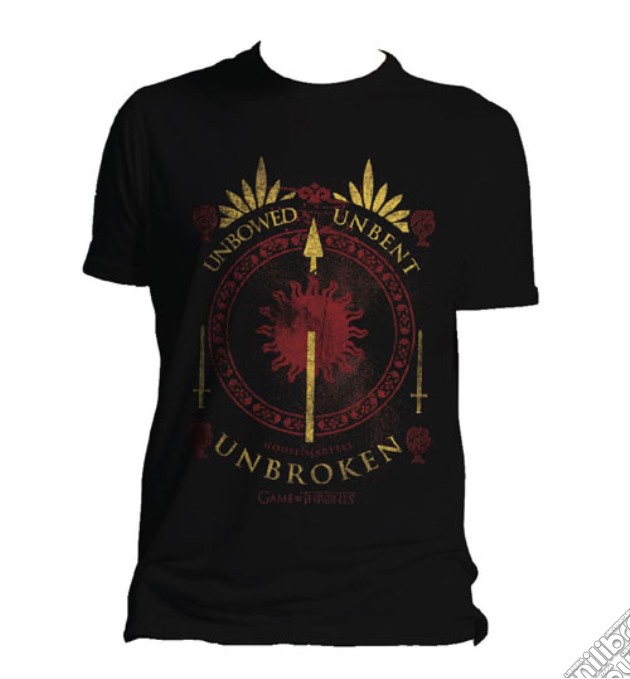 Game Of Thrones - Unbowed House Martell (T-Shirt Uomo XL) gioco di TimeCity