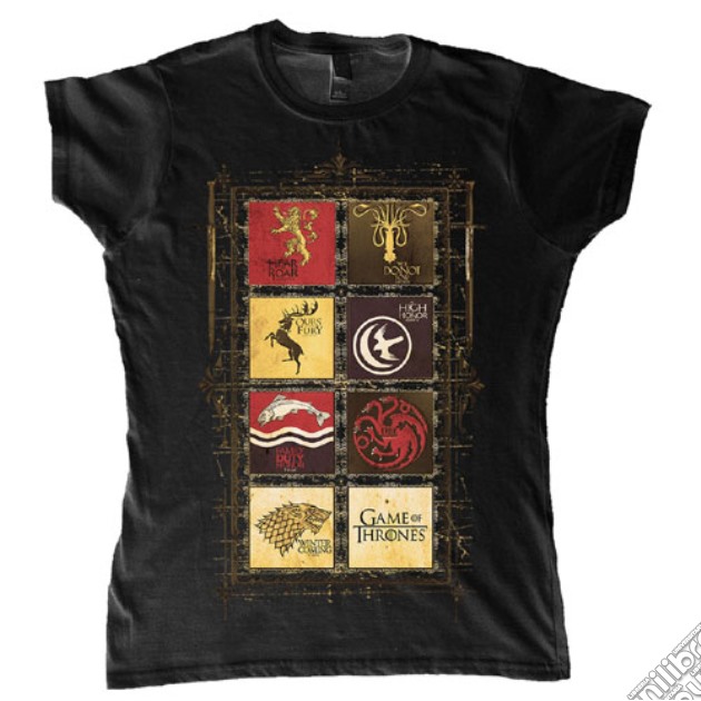 Game Of Thrones - Family Sigil Girls (T-Shirt Donna S) gioco di TimeCity