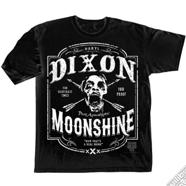 Walking Dead - Moonshine (T-Shirt Uomo S) gioco di TimeCity