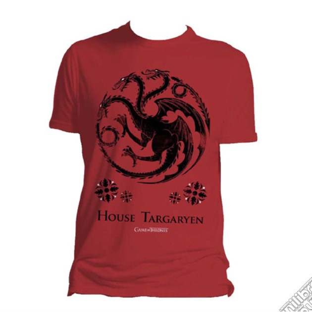 Game Of Thrones - Targaryen Logo (T-Shirt Uomo S) gioco di TimeCity