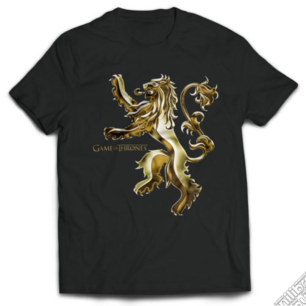 Game Of Thrones - Chrome Lannister Sigil (T-Shirt Uomo XXL) gioco di TimeCity