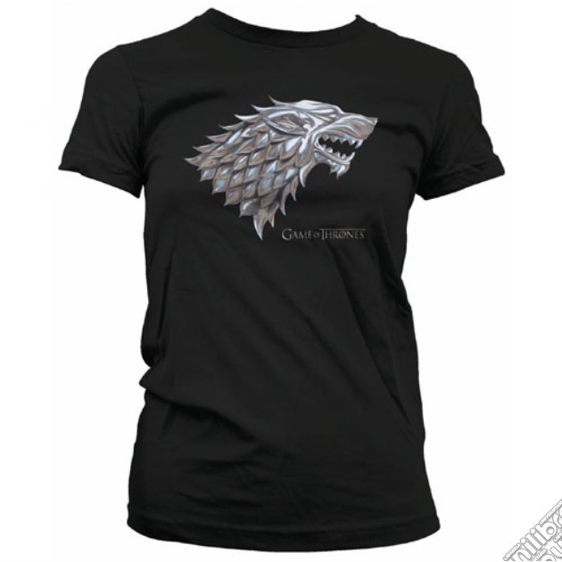 Game Of Thrones - Chrome Stark Sigil Girls (T-Shirt Donna XL) gioco di TimeCity