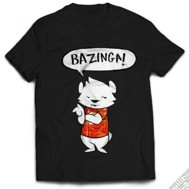 Big Bang Theory - Bazinga Cat (T-Shirt Uomo S) gioco di TimeCity