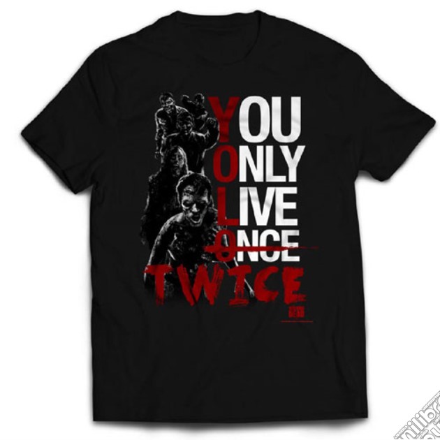 Walking Dead - You Only Live Twice (T-Shirt Uomo S) gioco di TimeCity