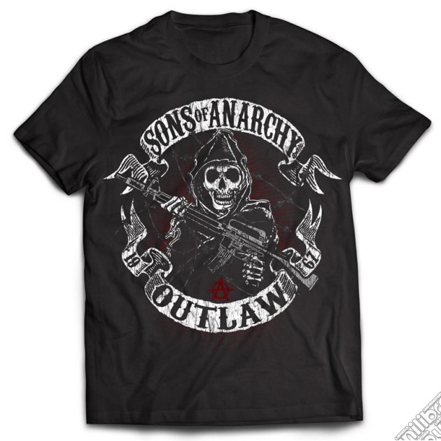 Sons Of Anarchy - Outlaw Banner (T-Shirt Uomo M) gioco di TimeCity