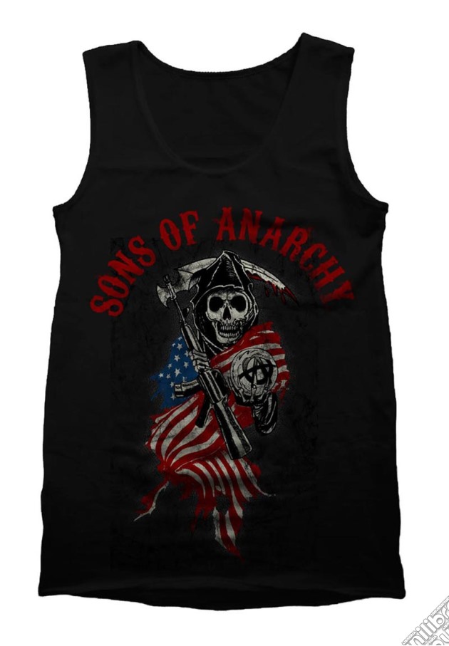 Sons Of Anarchy - Americana Soa Tanktop (Canotta Uomo L) gioco di TimeCity