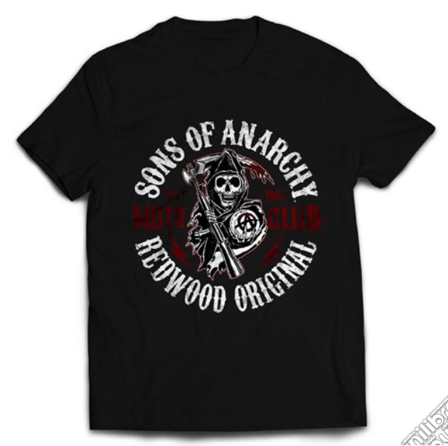 Sons Of Anarchy - Motoclub Redwood Original (T-Shirt Uomo XXL) gioco di TimeCity