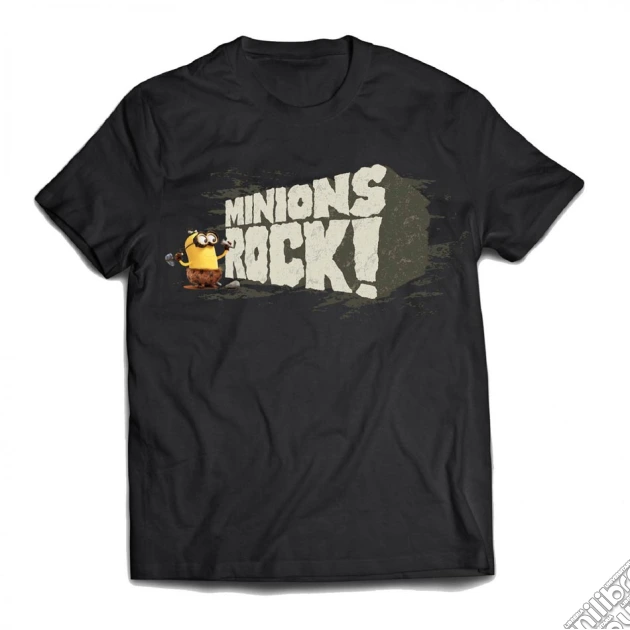 Minions / Cattivissimo Me - Minions Rock Black (Unisex Tg. XL) gioco di TimeCity