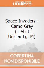 Space Invaders - Camo Grey (T-Shirt Unisex Tg. M) gioco