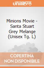 Minions Movie - Santa Stuart Grey Melange (Unisex Tg. L) gioco di TimeCity