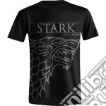 Game Of Thrones: Stark House Sigil Black (T-Shirt Unisex Tg. S)