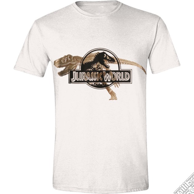 Jurassic World - T-Rex Logo White (T-Shirt Unisex Tg. M) gioco