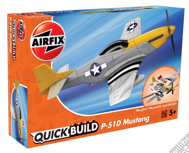 Airfix: Quickbuild P-51D Mustang Military (Costruzioni In Plastica) gioco di Airfix