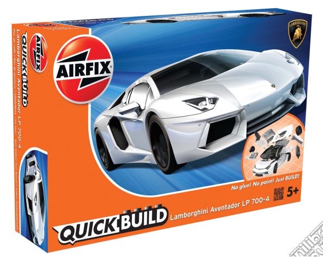 Airfix: Quickbuild Lamborghini Aventador - White Cars (Costruzioni In Plastica) gioco di Airfix