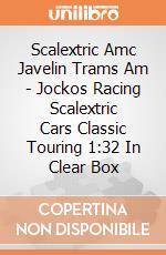 Scalextric Amc Javelin Trams Am - Jockos Racing Scalextric Cars Classic Touring 1:32 In Clear Box gioco di Scalextric