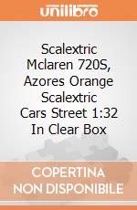 Scalextric Mclaren 720S, Azores Orange Scalextric Cars Street 1:32 In Clear Box gioco di Scalextric