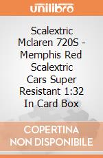 Scalextric Mclaren 720S - Memphis Red Scalextric Cars Super Resistant 1:32 In Card Box gioco di Scalextric