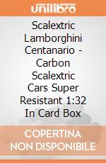 Scalextric Lamborghini Centanario - Carbon Scalextric Cars Super Resistant 1:32 In Card Box gioco di Scalextric