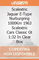 Scalextric Jaguar E-Type Nurburgring 1000Km 1963 Scalextric Cars Classic Gt 1:32 In Clear Box gioco di Scalextric