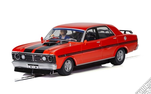 Scalextric Ford Xy Road Car - Candy Apple Red Scalextric Cars Classic Street 1:32 In Clear Box gioco di Scalextric