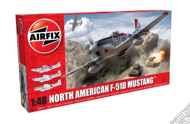 Airfix: North American F51D Mustang Series 5 Aircraft (Aereo In Plastica) gioco di Airfix