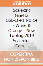 Scalextric Ginetta G60-Lt-P1 No 14 - White & Orange - New Tooling 2019 Scalextric Cars Gt/Prototype 1:32 In Clear Box gioco di Scalextric