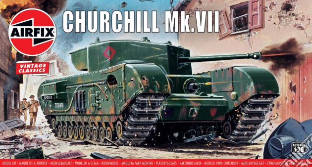 Airfix: Churchill Vintage Classics D Day Tanks (Carro Armato In Plastica) gioco di Airfix