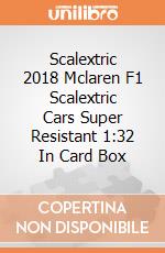 Scalextric 2018 Mclaren F1 Scalextric Cars Super Resistant 1:32 In Card Box gioco di Scalextric