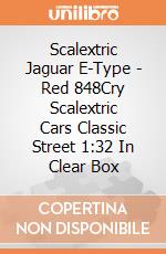 Scalextric Jaguar E-Type - Red 848Cry Scalextric Cars Classic Street 1:32 In Clear Box gioco di Scalextric