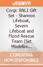Corgi Rnli Gift Set - Shannon Lifeboat, Severn Lifeboat And Flood Rescue Team gioco di Corgi