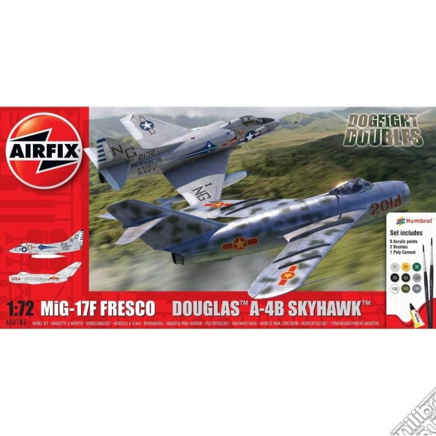 Airfix: Mig 17F Fresco Douglas A-4B Skyhawk Dogfight Double (Aereo In Plastica) gioco