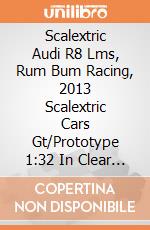 Scalextric Audi R8 Lms, Rum Bum Racing, 2013 Scalextric Cars Gt/Prototype 1:32 In Clear Box gioco di Scalextric