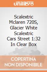 Scalextric Mclaren 720S, Glacier White Scalextric Cars Street 1:32 In Clear Box gioco di Scalextric